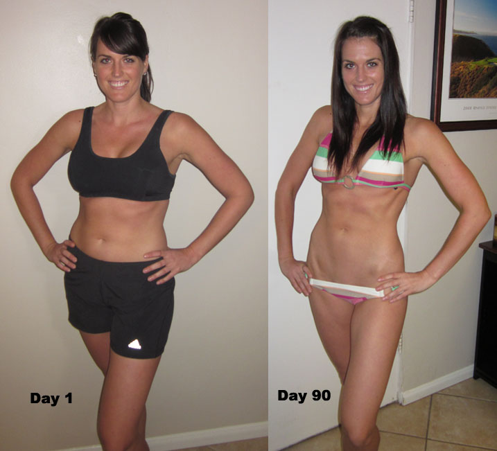 P90X Day 90 – Before and After